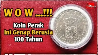 Koin 1 Gulden Wilhelmina Koningin Der Nederlanden Tahun 1922