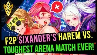 Summer Xander's Harem vs. F2P Toughest Arena Match Ever! | Fire Emblem Heroes
