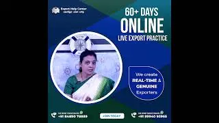 Learn Exports Practically in 60+ Days & become Real-Time Exporter | Export Help Center