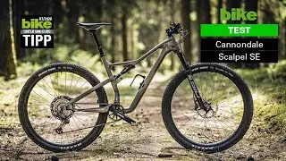 Cannondale Scalpel SE: BIKE-Tipp f&uuml;r das leichte Touren-Fully im Vergleichstest in BIKE 7/20