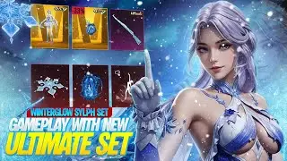 PUBG MOBILE: 🔥GAMPLAY WITH NEW ULTIMATE SET🔥WINTERGLOW SYLPH SET