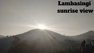 Lambasingi sunrise view #sunrise #viral#viralvideo  