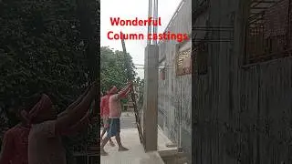 reinforcement construction work column castings #reinforcement #heavycivil #concrete #column #constc