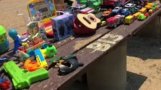 Epic Flea Market & Yard sale finds! (Englishtown Flea Market NJ 2018) N64 Video games toys & more