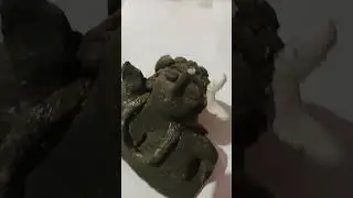 Adi Yogi making with mud 🥰