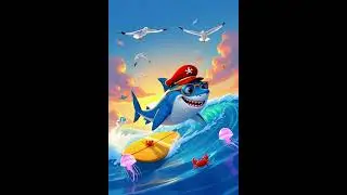 &ldquo;Sharky&rsquo;s Big Wave Adventure 🦈🌊 | Fun Cartoon for Kids&rdquo;