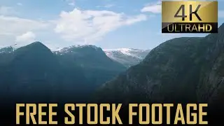 Mountains of Jostedalsbreen, Norway | Royalty Free Stock Footage 4K | No Copyright | Free Download
