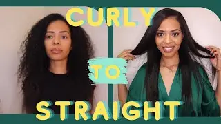 CURLY TO STRAIGHT HAIR: NO Frizz