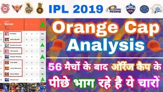 IPL 2019 - Orange Cap Race Analysis After 56 Matches | Points Table Analysis | My Cricket Production