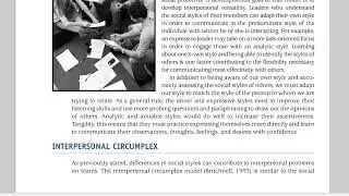 Ch3 Interpersonal Dynamics and Conflict
