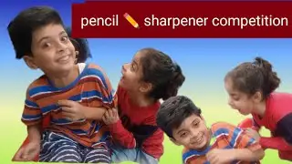 Pencil Sharpener Challenge ||  Pencils Sharpener Fun presented by Ibraheem Pasha Official