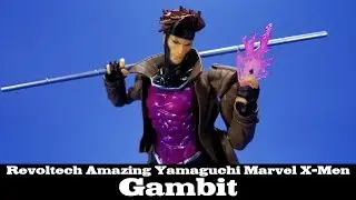 Amazing Yamaguchi Gambit Kaiyodo Revoltech X-Men Marvel Action Figure Review
