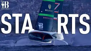EVERY Race START in Louis Vuitton Cup Final | 🇬🇧 VS 🇮🇹 | America's Cup