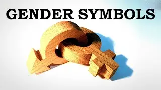 WOODEN GENDER SYMBOLS
