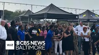 Baltimore mayor addresses drop in crime at National Night Out event