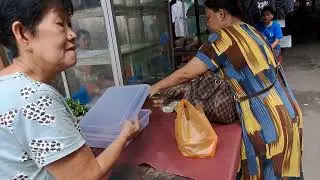Pasar atau Pajak Besi Rel Wahidin Di Medan Lapak Chinese Food cake paling Enak #medanindonesia