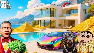 FRANKLIN WINS AND SHINCHAN FAILS AND BECOME BILLIONAIRE IN GTA5 IN TELUGU