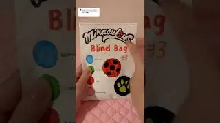 miraculous ladybug blind bag 3! 🐞💚 #miraculousladybug #blindbag #craft #papercraft #diy #asmr