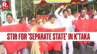 Kalaburagi Protesters Demand A Separate State On The Day Of Karnataka Rajyotsava | India News