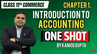 Chapter 1 Accounts | Introduction to Accounting | Class 11th #accountsclass11 #accountschapter1 