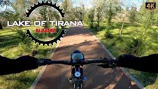 Tirana Artificial Lake Course - 🇦🇱 #Albania 2020 [4K Bike Ride] @MTravelVlog