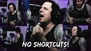 Writing a Progressive Metal Song All Alone (Every Instrument) | What Could Go Wrong?!