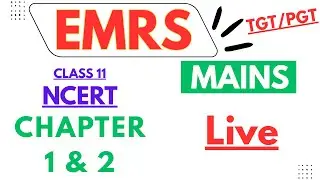 Free Live Batch | Class 11 NCERT Chapter 1 & 2| Mains Preparation | EMRS COMPUTER SCIENCE MAINS |