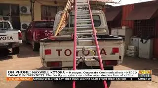 Tamale in Darkness: Electricity suppliers on strike over destruction of office (29-9-21)