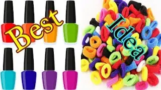 Best Out Of Waste Hair Rubber Band & Nail Polish Reuse idea