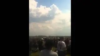 Wings over Pittsburgh F-16 high speed pass and in formation with P-51D