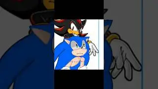 Sonic found his man🤗 #sonadow (my old animation)
