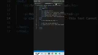 How to  Disable Text Selection in HTML|Beyond Tech| Visual Studio Code|HTML 5|