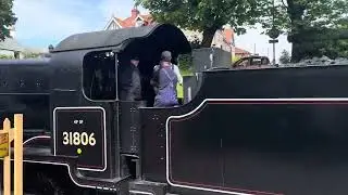 Ex SR U Class 31806 arriving in to Swanage Station 21.05.2024