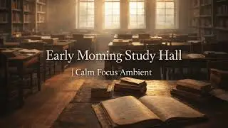 Early Morning Study Hall | Calm Focus Ambient | Background Music for Study