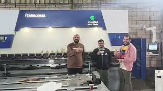 Primapress happy customer for cnc hydraulic press brake bending machine Delem DA53T
