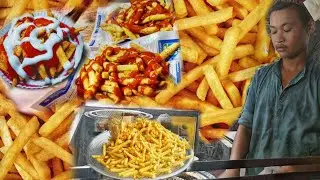 16 Years Old Young Boy Selling FRENCH FRIES 🍟 Hardworking Afghani Boy | Street Food Afghani Fries