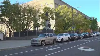 Statue of Confederate general, Albert Pike, is standing once again