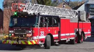 Chicago Fire Dept. Truck 32 Responding
