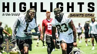 2022 Saints OTAs Highlights 5/26/22 | New Orleans Saints