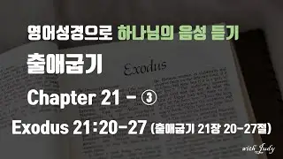 [English Bible Reading] Exodus 21-3 (20-27) #Direct reading and explanation #Reading in a nutshel...