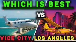 GTA vs GTA 5 &ndash; Which Has the Best Private Jet? Vice City vs Los Angeles Comparison