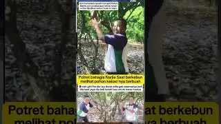 Kebahagiaan narji saat panen buah coklat #shorts #narjicagur #narji #artist #komedian #viral