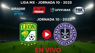 Le&oacute;n vs. Mazatl&aacute;n en vivo, d&oacute;nde ver y a qu&eacute; hora juega Liga MX Jornada 10 2025 