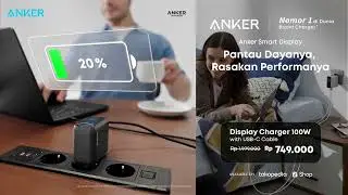 ANKER SMART DISPLAY 100W WALL CHARGER