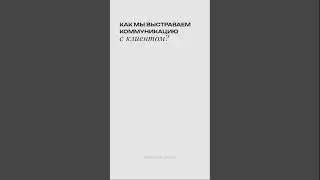 Как мы выстраиваем коммуникацию с клиентом #клиенты #маркетинг #digitalmarketing