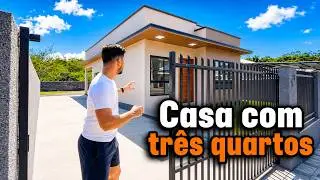 Casa PLATIBANDA com três quartos e dois banheiros 🏡