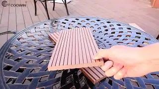 WPC Wood Plastic Composite Garden Solid Fence Panel