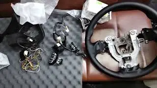Leather steering wheel for pennies!!! Ssang Yong Actyon New...