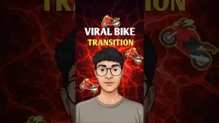 Viral Bike Transition 🏍️ | Tutorial #ai #trend #viral #shorts #bike