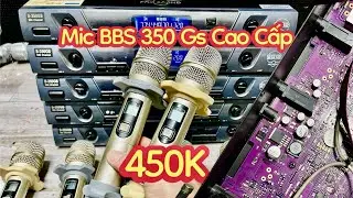 Xả Rẻ Cắt Lỗ: Mic Kh&ocirc;ng D&acirc;y BBS 350Gs B&atilde;i Xịn - Vỉ T&iacute;m Tự Ngắt, Tiếng Hay Hơn Mic Mới!